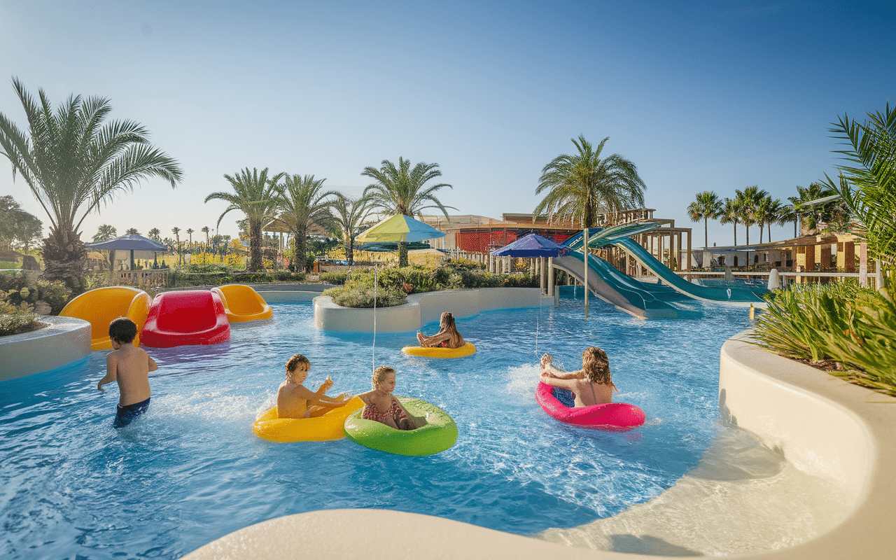 Parc aquatique moderne au camping Capfun