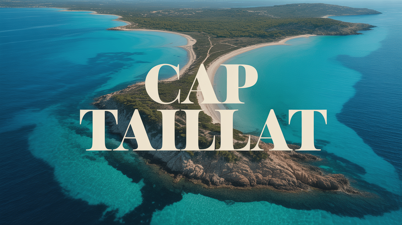 Vue aérienne du Cap Taillat