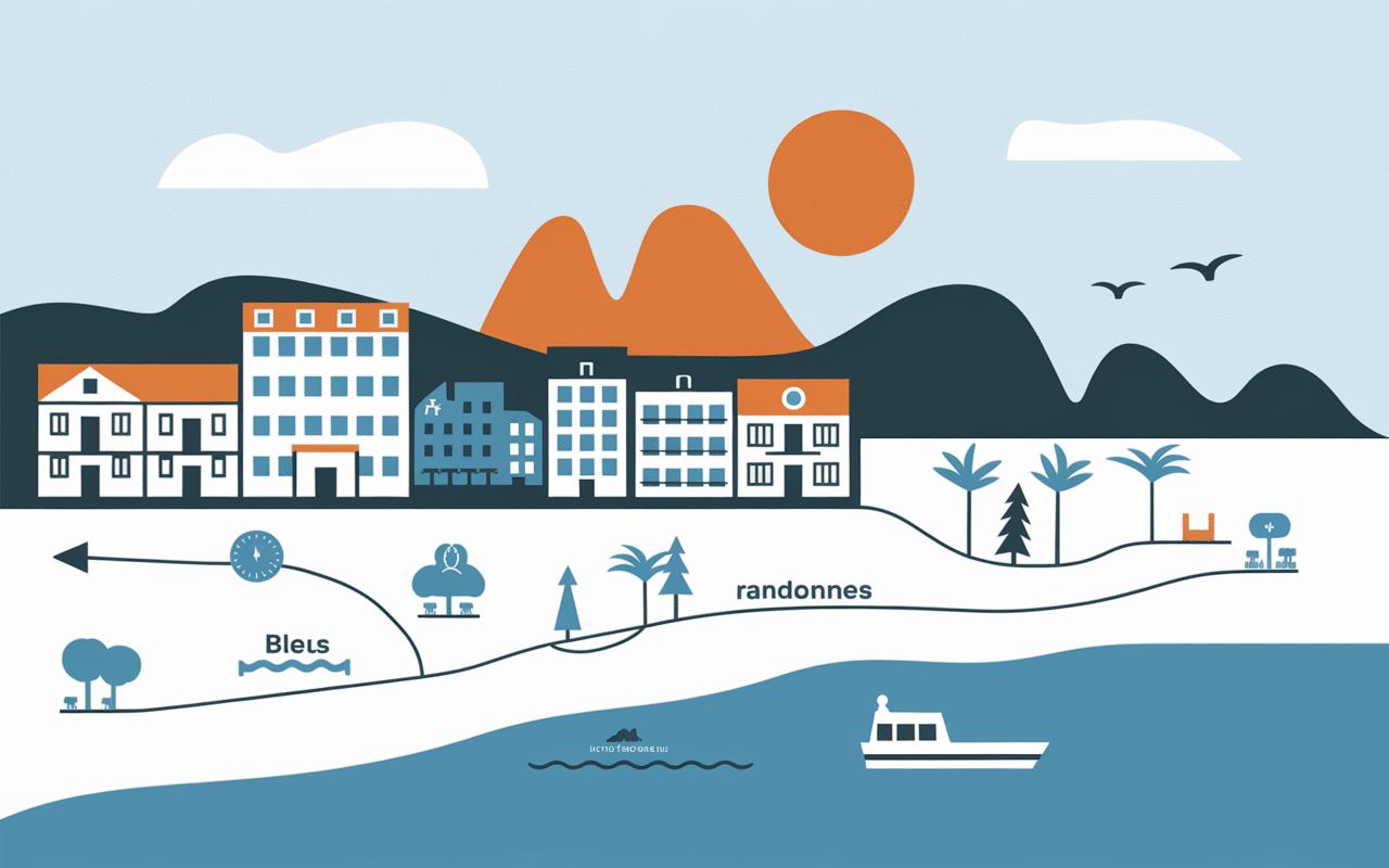 Carte hôtels Etretat et falaises