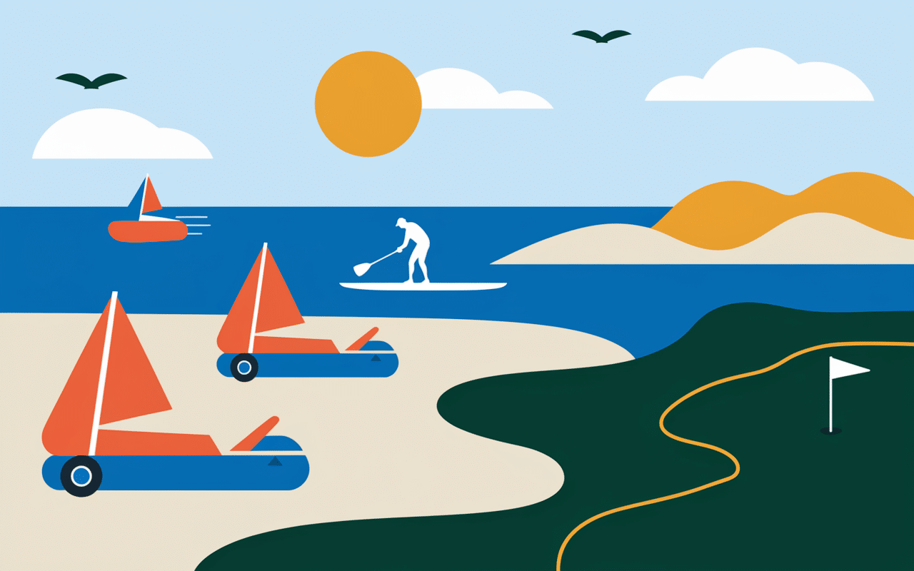 Activités de plage à Fort-Mahon