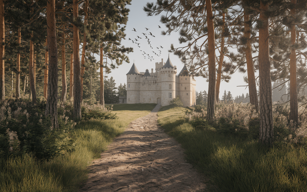 Nature et châteaux des pays baltes