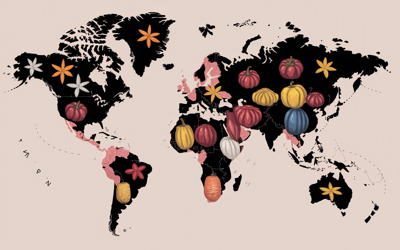 épices du monde carte liste des epices villedecuers.com