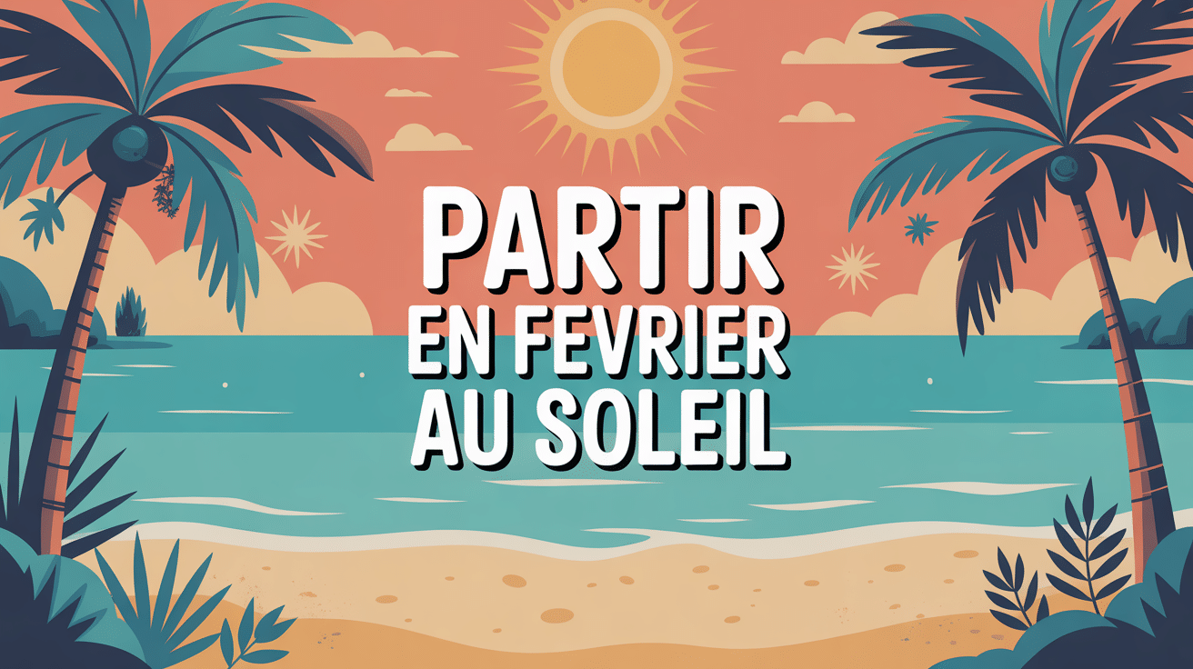 Plage tropicale février soleil