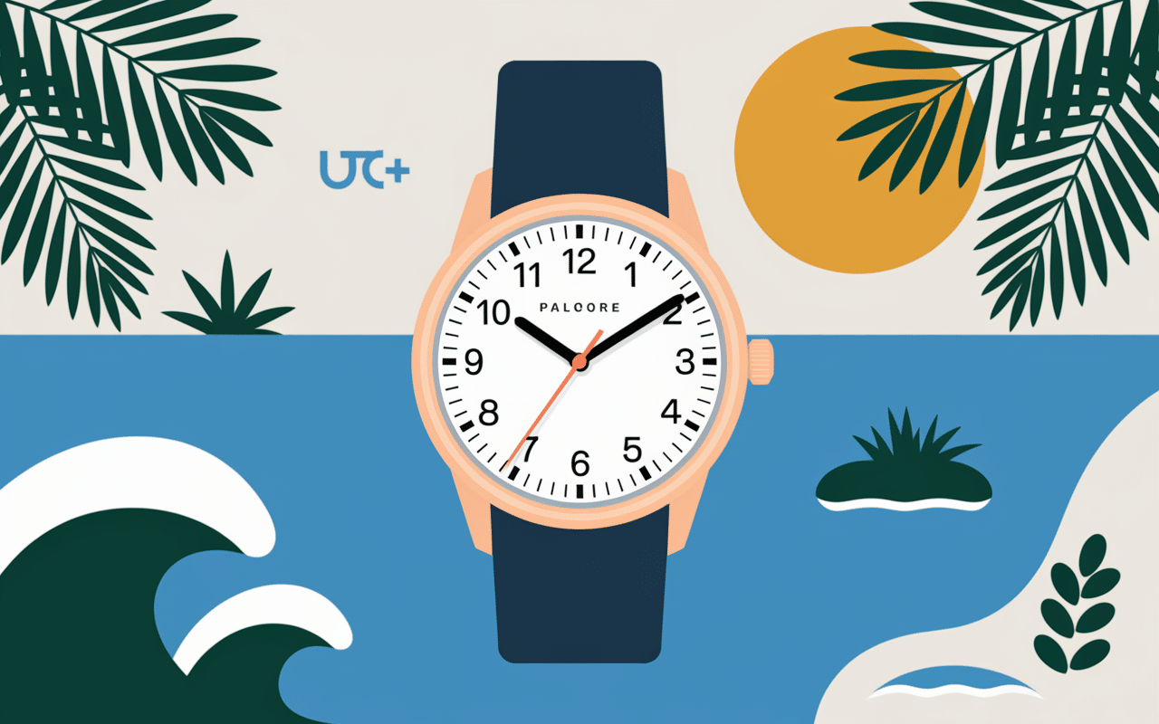 Horloge numérique heure actuelle nouvelle-calédonie