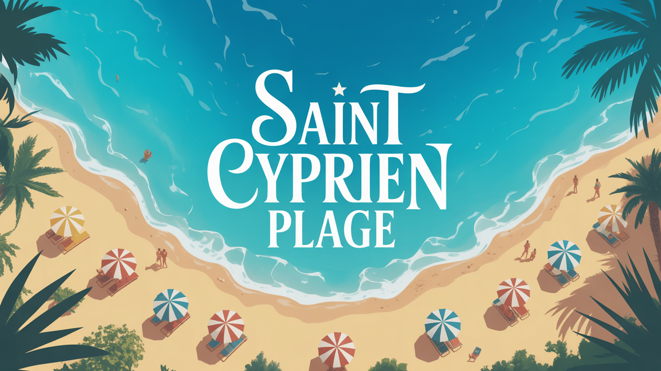 Vue panoramique de Saint Cyprien plage