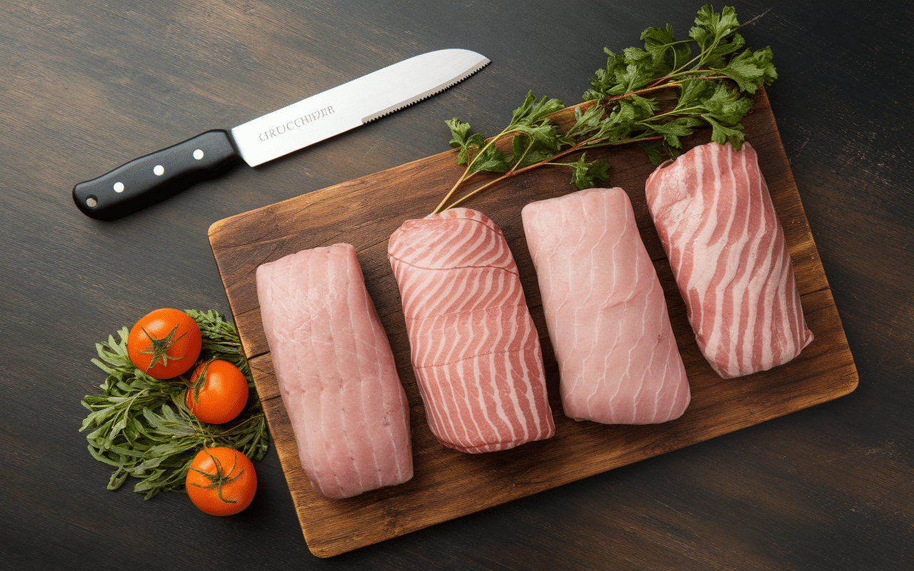 Différence travers de porc européens et américains
