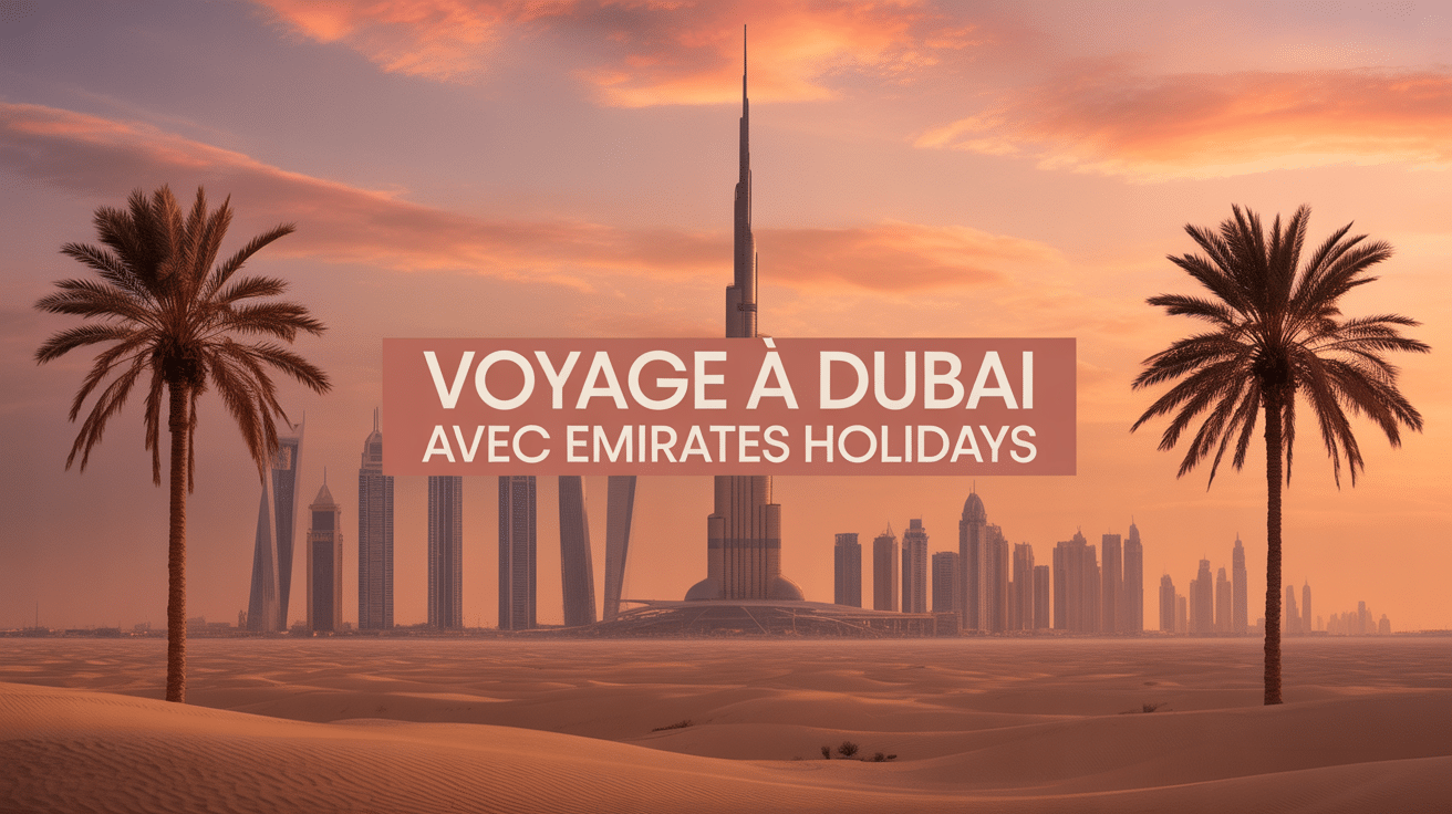 Vue métropole Dubaï avec Emirates Holidays