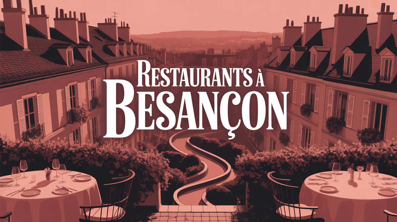vue panoramique besancon resto sur terrasse avec tables