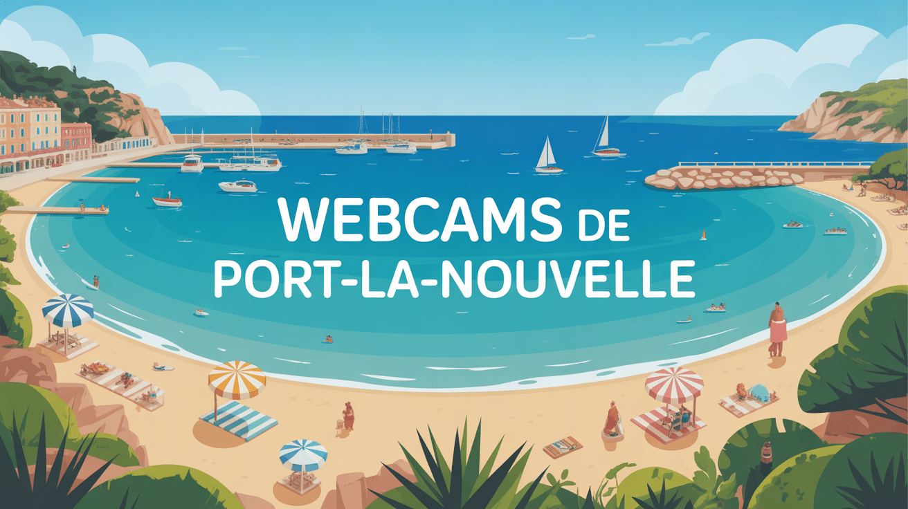 Vue panoramique de la webcam Port-La-Nouvelle