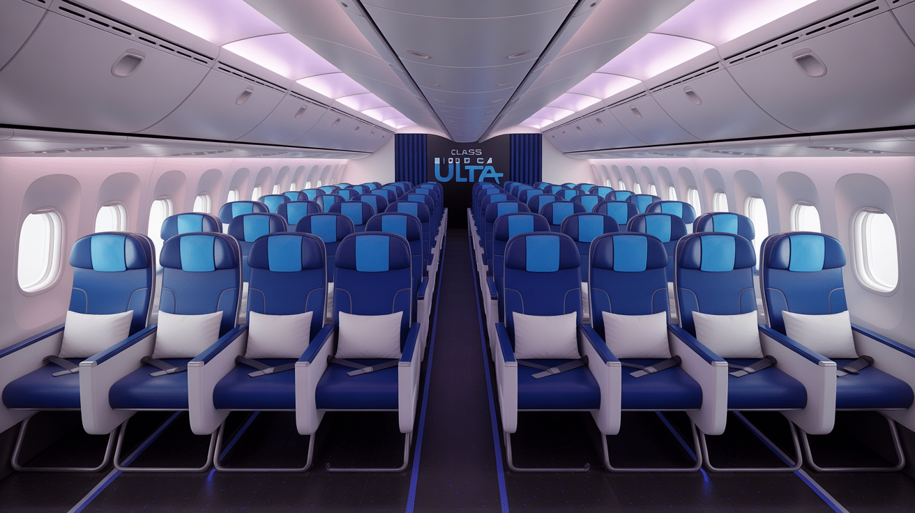 intérieur class azul ultra sièges confortables
