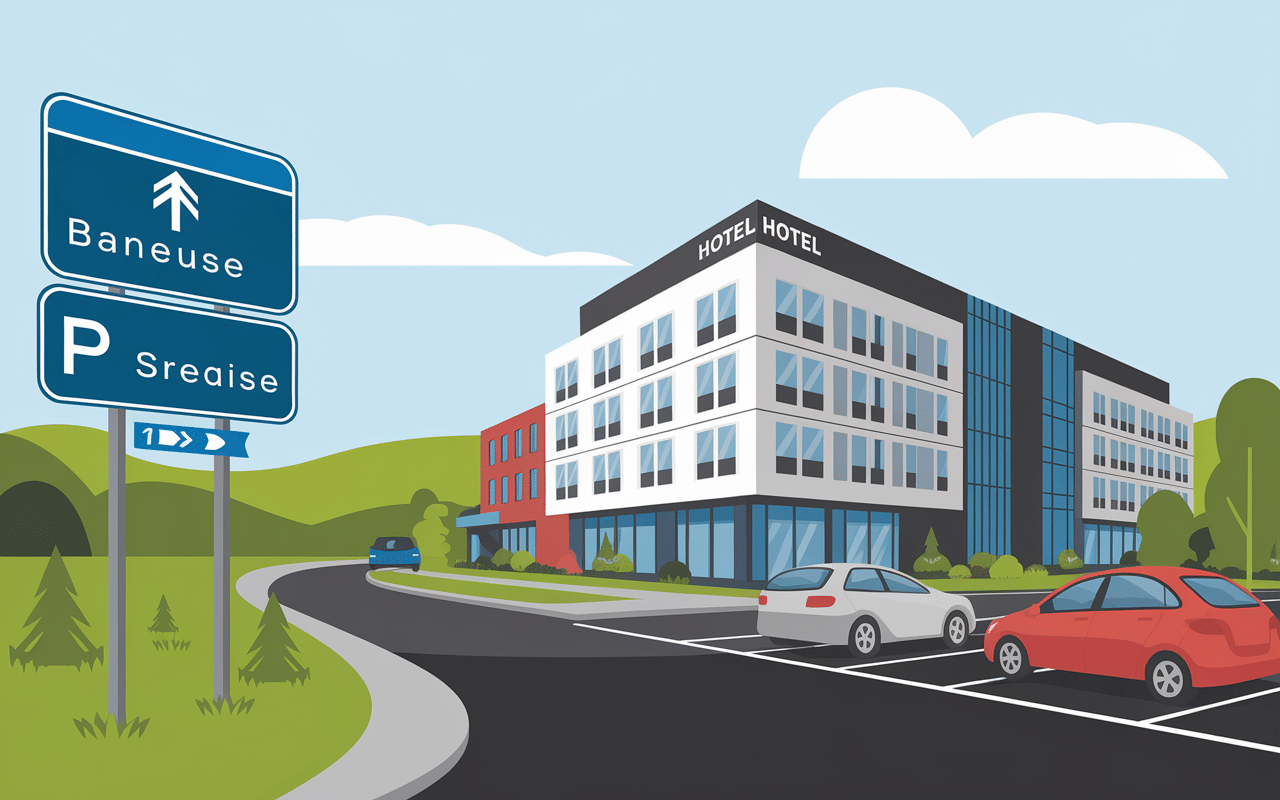 Hotel moderne sortie autoroute Dijon parking