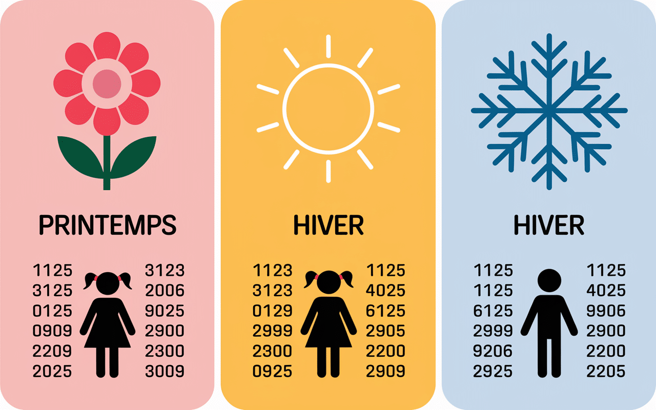 Infographie périodes vacances scolaires Japon 2025