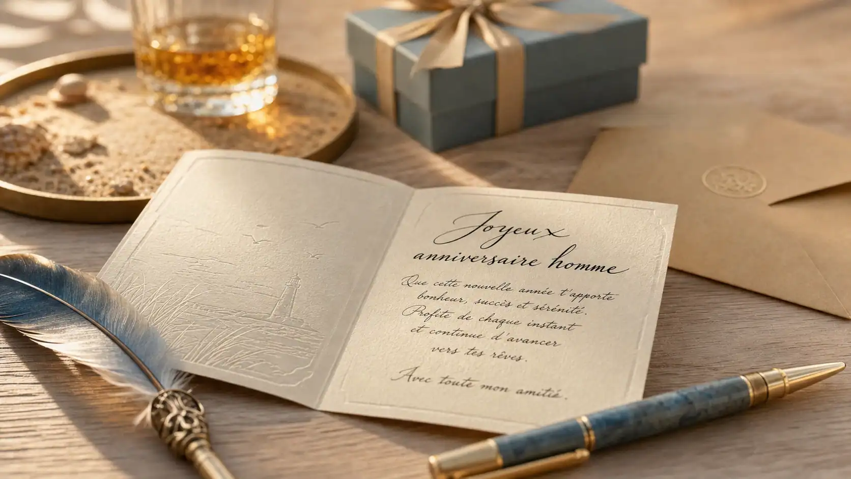 Anniversaire homme : carte manuscrite et messages inspirants