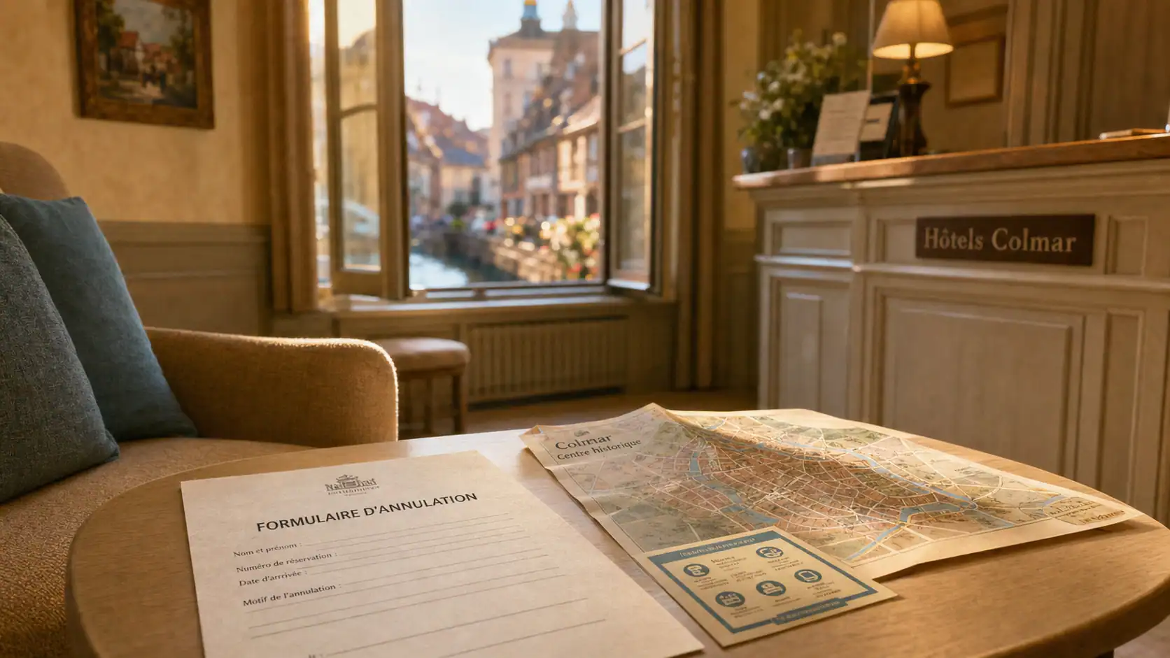 Hotel pas chers à colmar : hall d’hôtel à Colmar