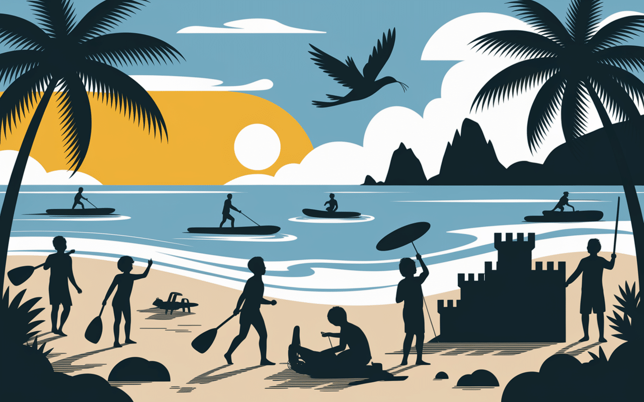 activités sur plage des Nonnes