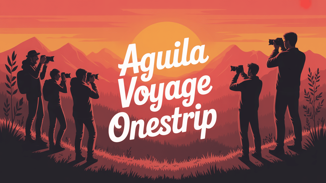 groupe de photographes aguila voyage onestrip paysage montagne coucher de soleil