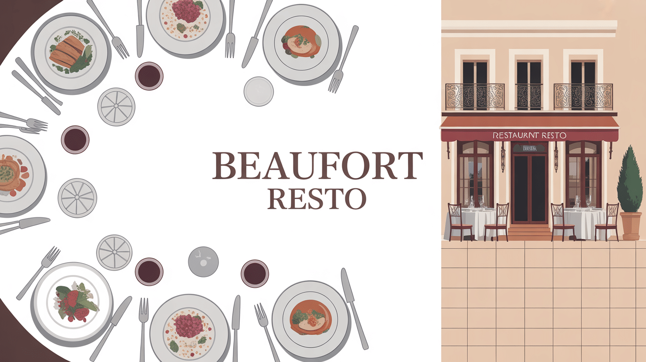 table restaurant beaufort resto cuisine gastronomique