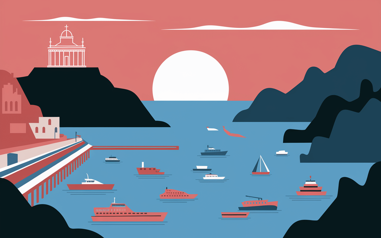 Illustration de points de vue coucher de soleil à Marseille