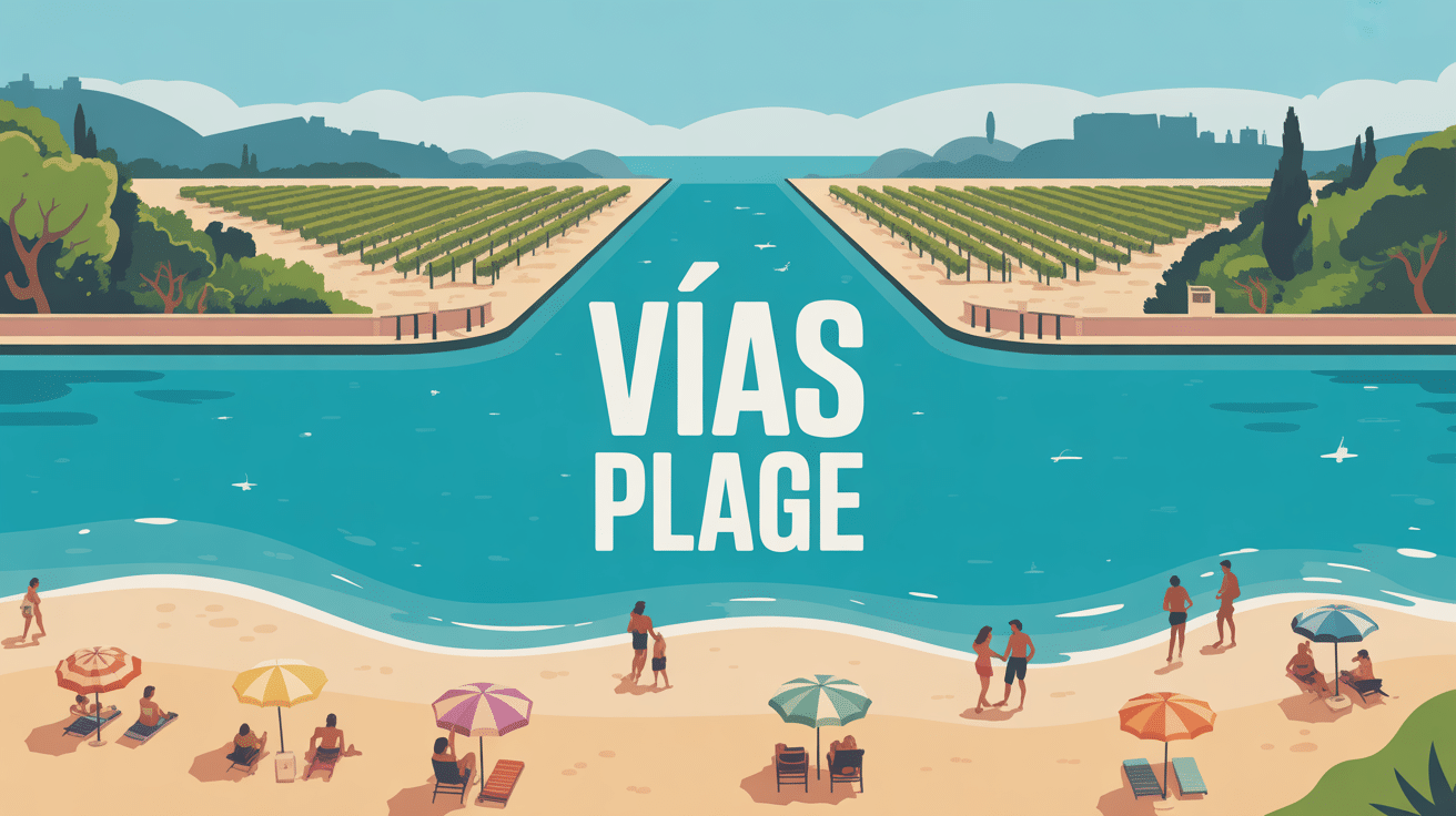 Panorama Vias Plage méditerranéenne