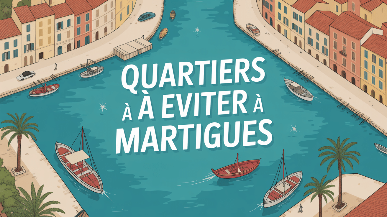 vue aérienne quartier à éviter à martigues