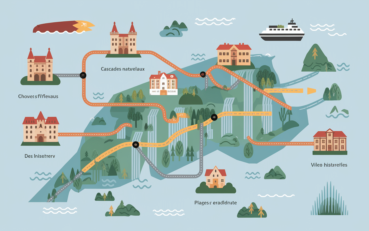 Que visiter en Croatie en 10 jours carte itinéraire routier