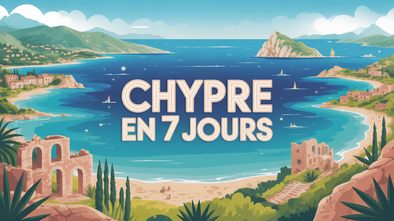 Visiter Chypre 1 semaine vue île plages montagnes villages