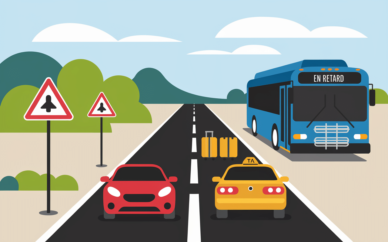 Image transports à éviter en Sicile route bus taxi