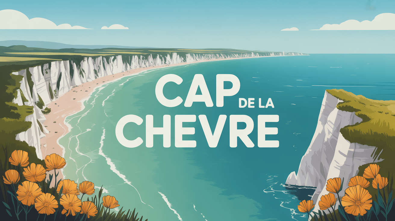 vue panoramique cap de la chèvre falaises ajoncs