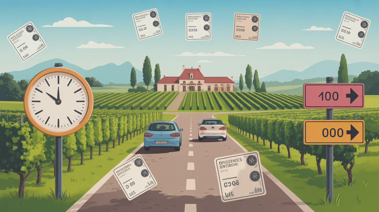 acces terra vinea route parking billets