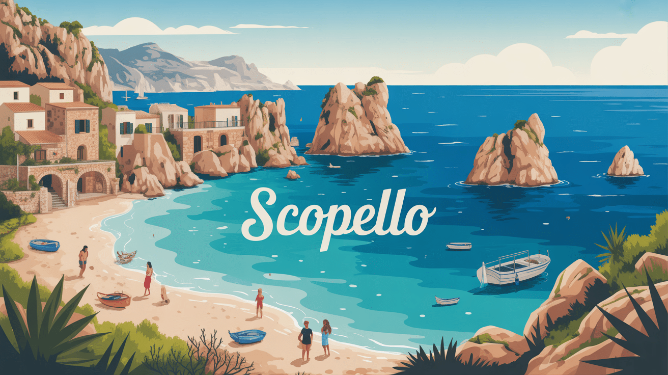 Scopello village sicilien et côte méditerranéenne