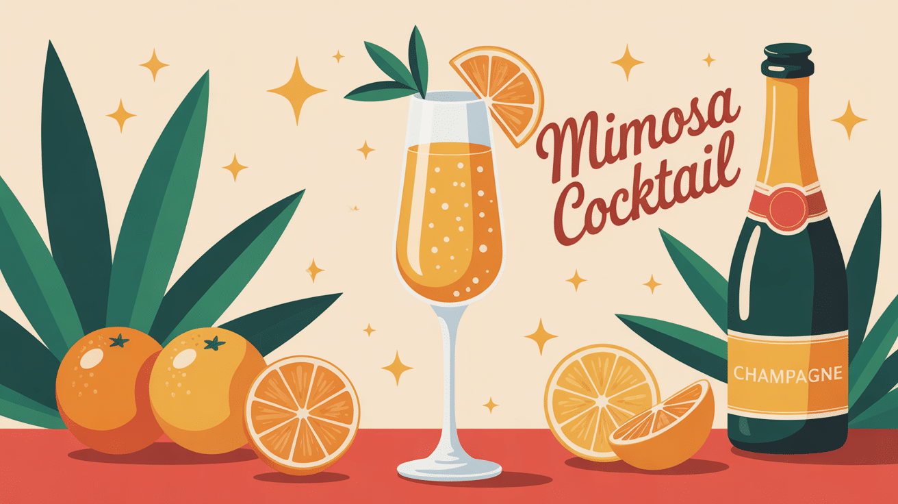mimosa cocktail flûte champagne brunch