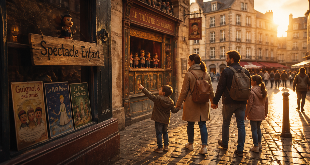 spectacle enfant lyon devant théâtre