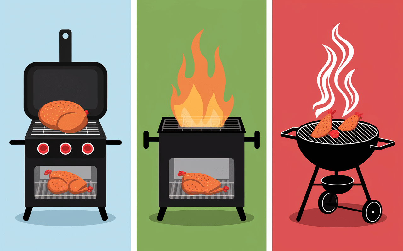 assaisonné poulet méthodes cuisson variées