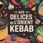 restaurant aux délices de l'orient kebab broche pita épices