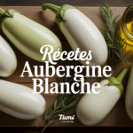 aubergines blanches entieres sur planche pour recettes aubergine blanche
