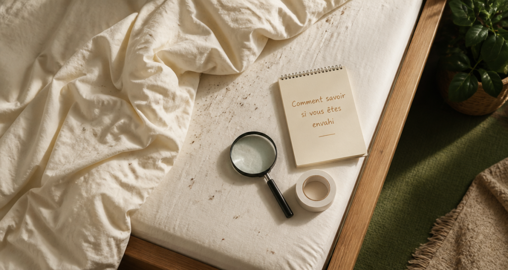 punaise de lit comment savoir indices sur draps et matelas