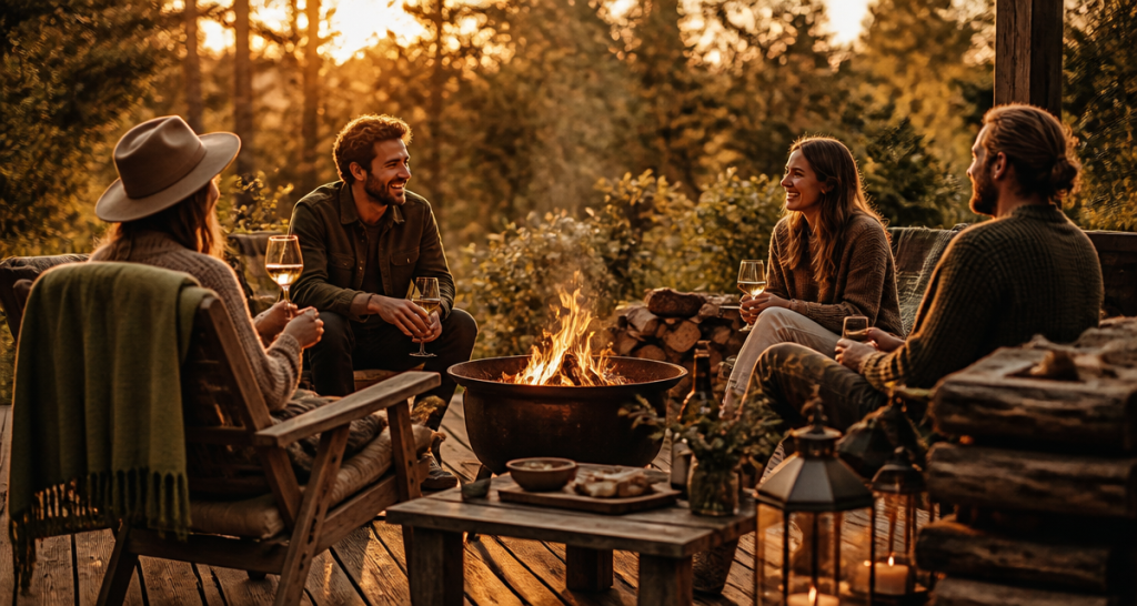 qu est ce qu un brasero sur terrasse en bois