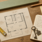Placard surface habitable plan et outils