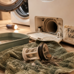 Pourquoi ma machine à laver n'essore plus : filtre de vidange en bas