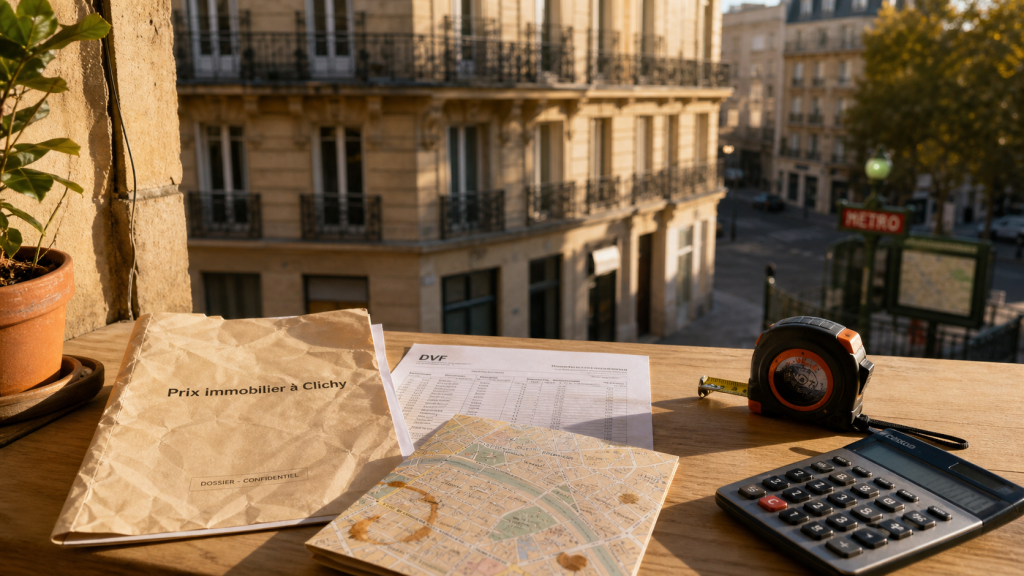 Prix immobilier clichy : carte des quartiers et prix au m²