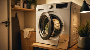 Avis lave linge séchant en buanderie : gagne de la place