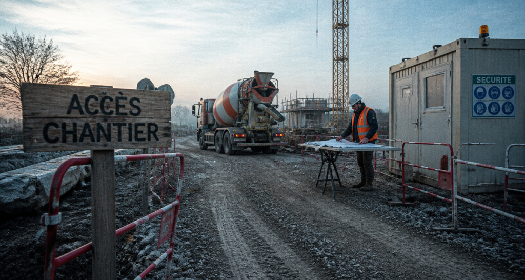 Accès chantier : 30 cm de profondeur et 4 étapes pour un passage sécurisé