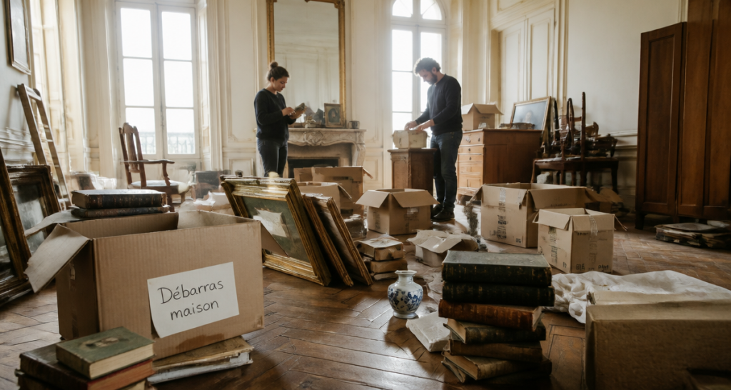 Vidage de maison : 4 étapes pour trier, valoriser et libérer un logement sans stress
