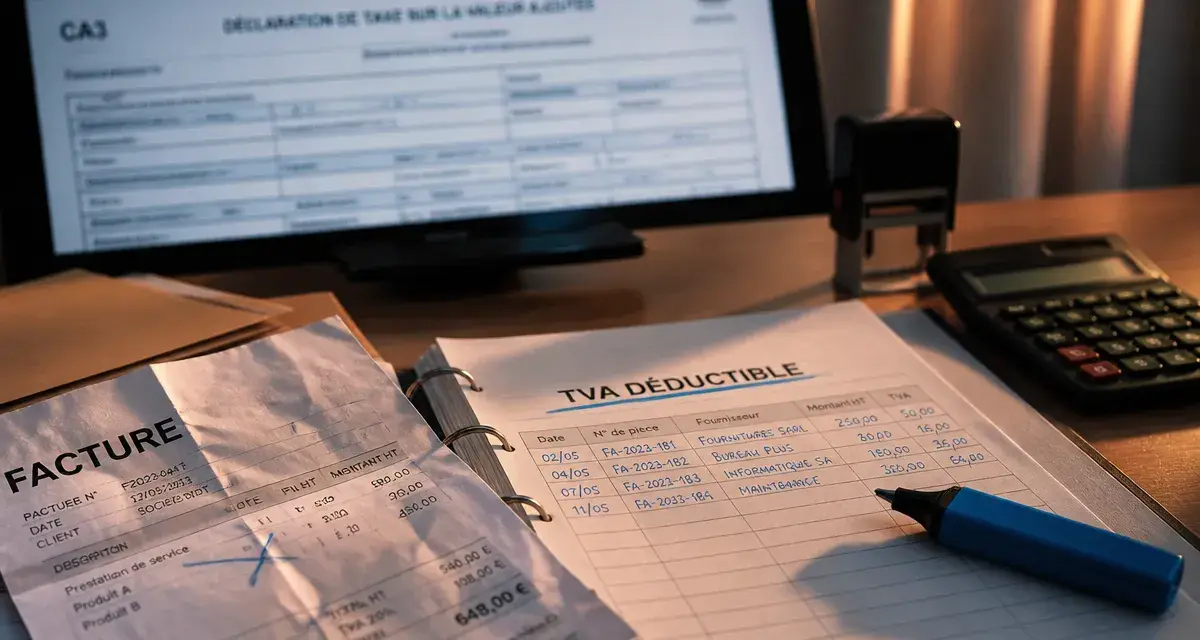 Compte tva deductible : factures 44562 et 44566