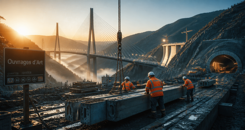 Construction de grands ouvrages : 4 étapes techniques pour franchir l&rsquo;impossible