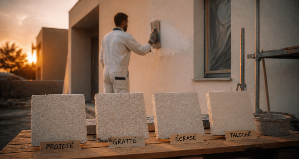 Crépi ou enduit extérieur : 4 finitions pour protéger votre façade durablement