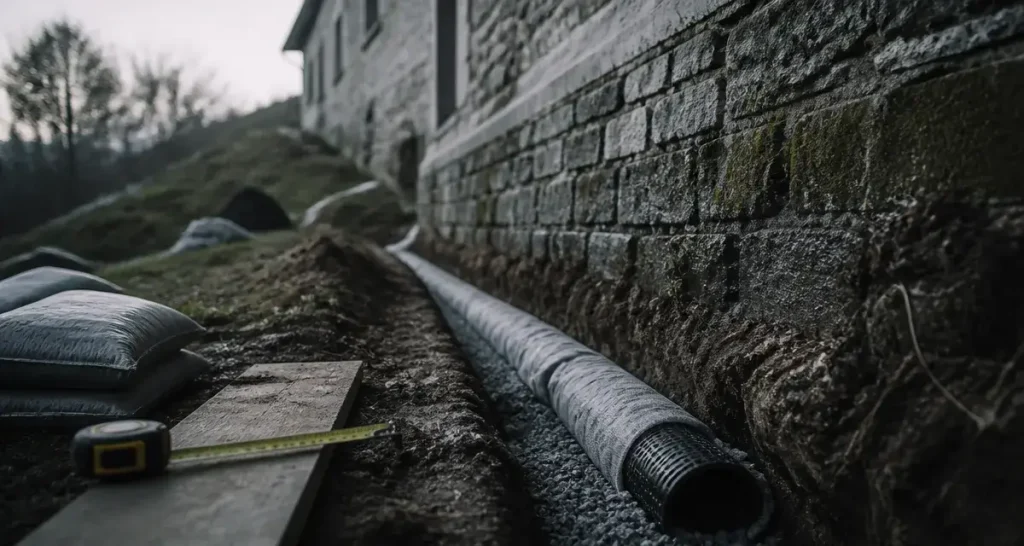 Drainage de maison ancienne : 4 critères techniques pour estimer votre budget