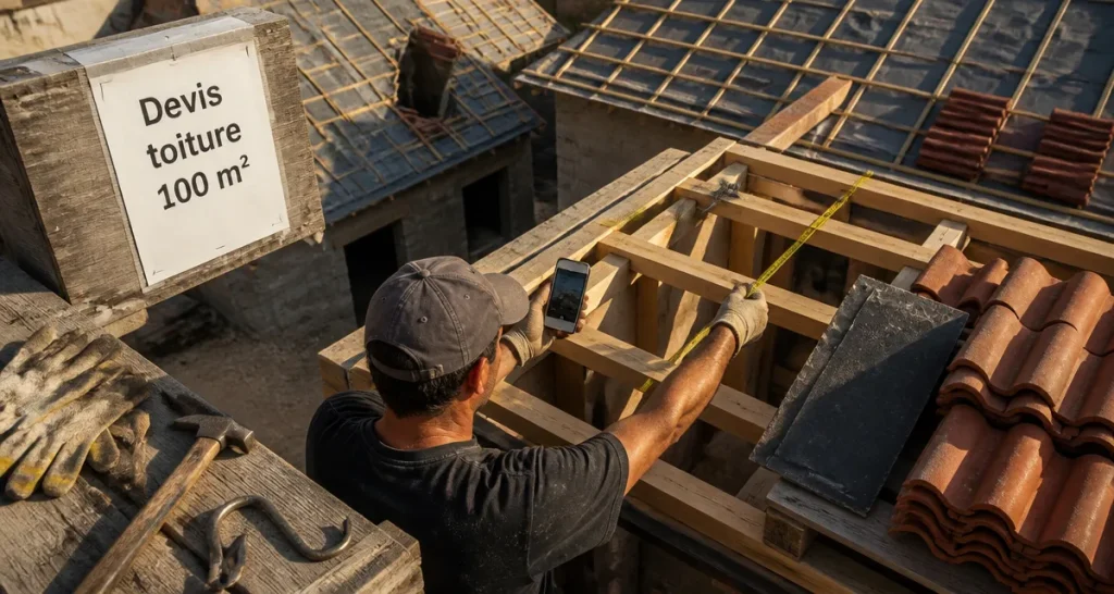 Prix d&rsquo;une toiture de 100 m² : 4 facteurs clés et estimation budgétaire
