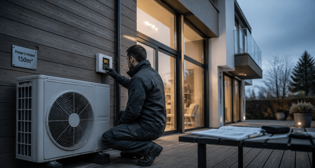 Prix pompe à chaleur pour 150m² : quel budget prévoir selon votre installation ?