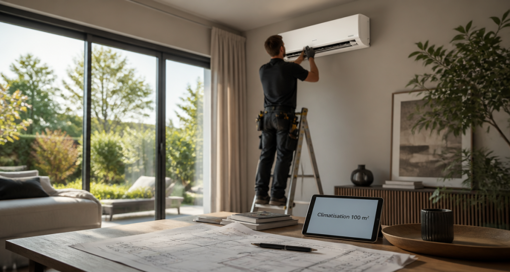Quelle puissance de clim pour 100m2 ? Le calcul précis pour éviter la surconsommation